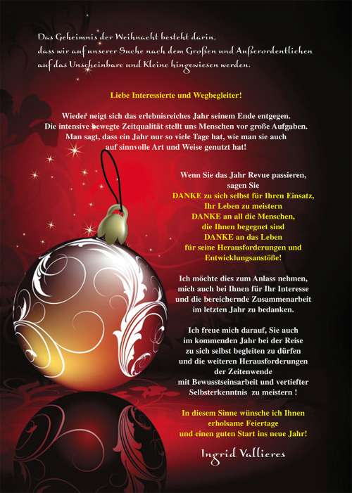 Weihnachtsbrief